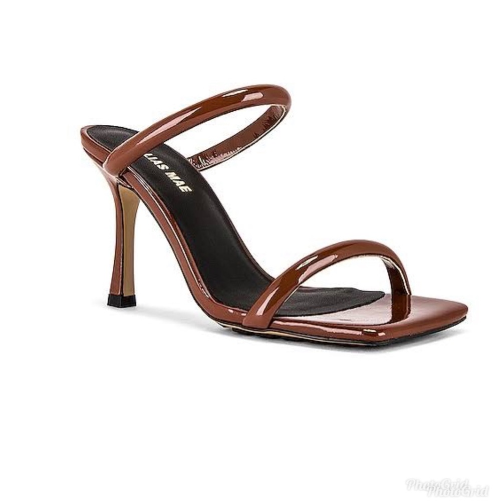 Alias Mae Sandals Stilleto Square Toe patent EU 36